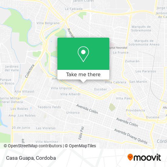 Mapa de Casa Guapa