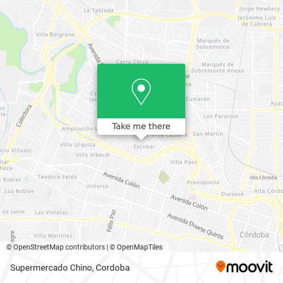 Supermercado Chino map