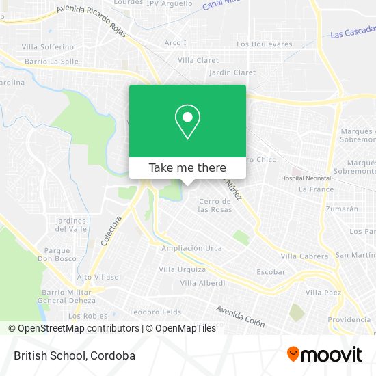 British School map