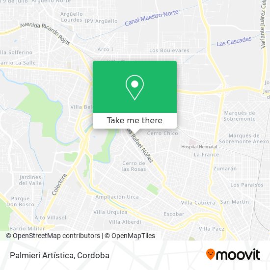 Palmieri Artística map