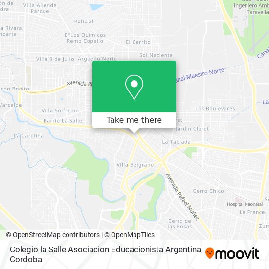 Colegio la Salle Asociacion Educacionista Argentina map