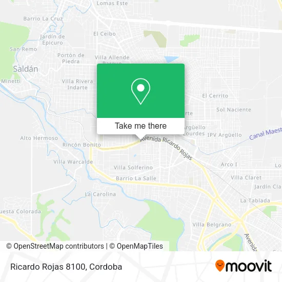Mapa de Ricardo Rojas 8100
