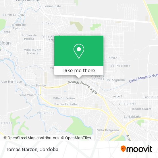 Mapa de Tomás Garzón
