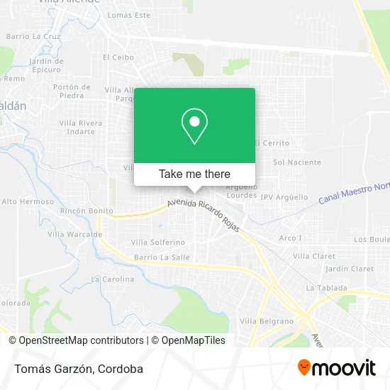 Tomás Garzón map