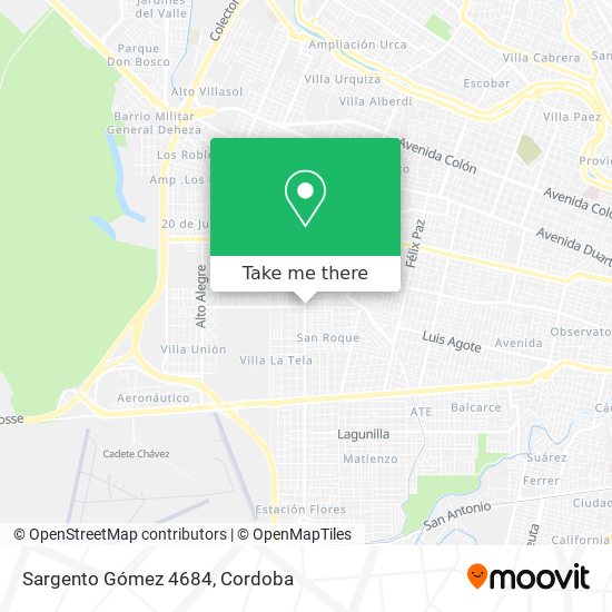 Sargento Gómez 4684 map