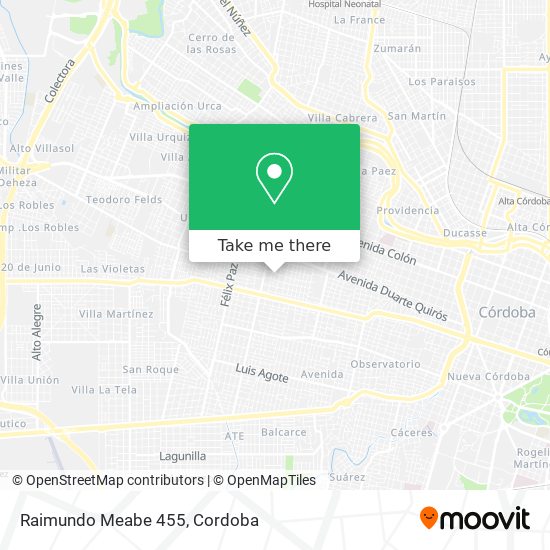 Mapa de Raimundo Meabe 455