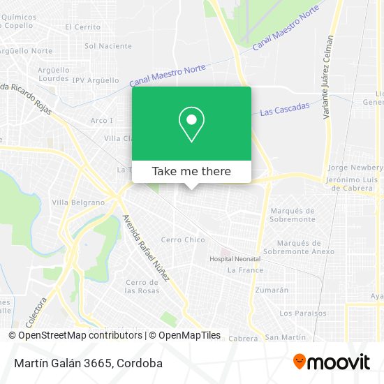 Martín Galán 3665 map