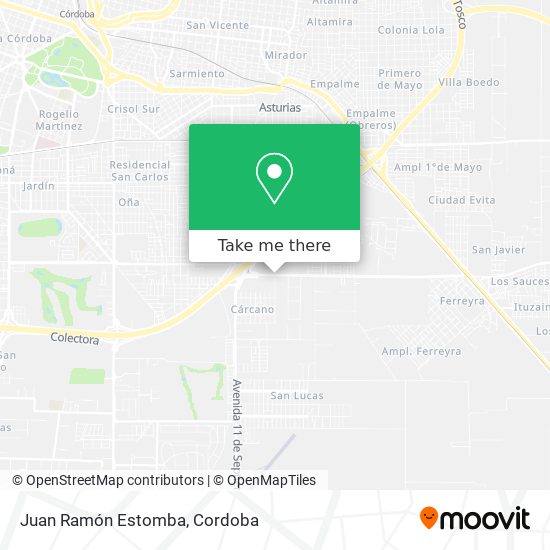 Juan Ramón Estomba map
