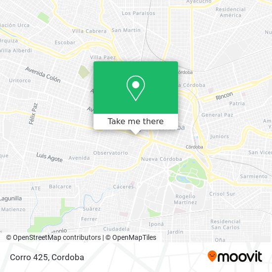 Mapa de Corro 425
