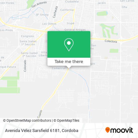 Avenida Vélez Sarsfield 6181 map