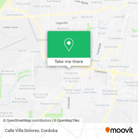 Calle Villa Dolores map