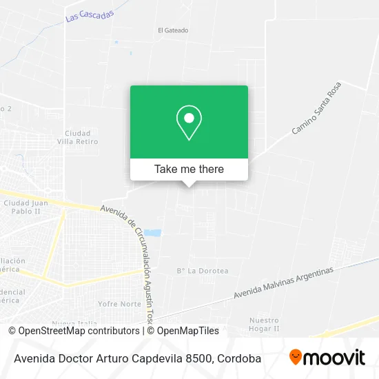 Avenida Doctor Arturo Capdevila 8500 map