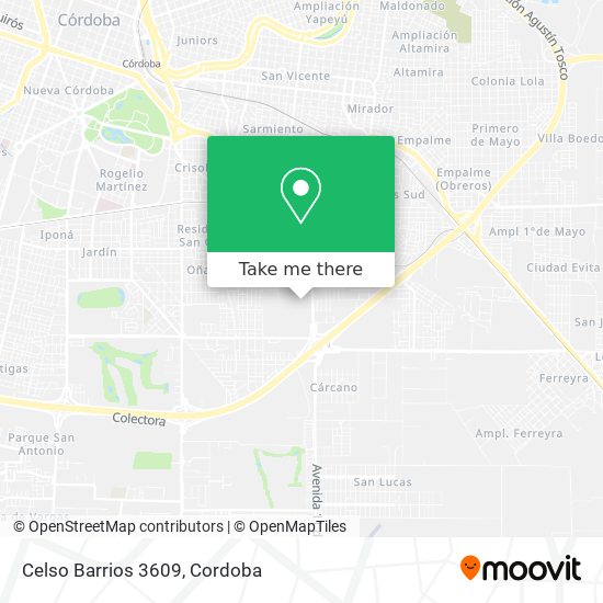 Celso Barrios 3609 map