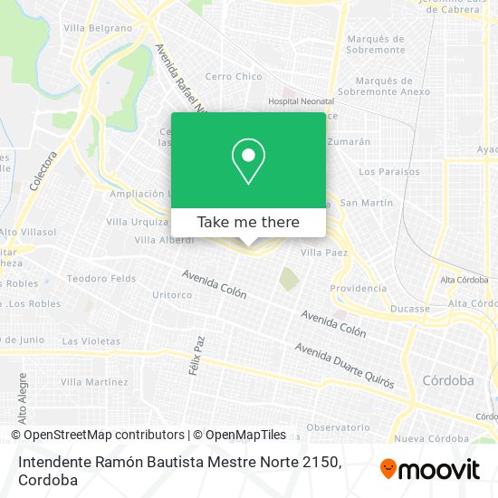 Intendente Ramón Bautista Mestre Norte 2150 map