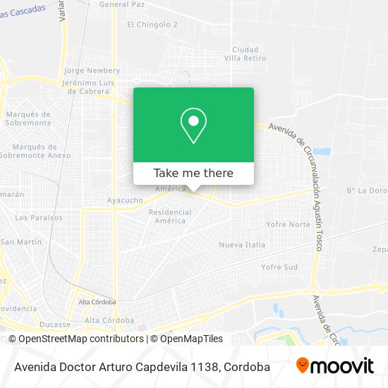 Avenida Doctor Arturo Capdevila 1138 map