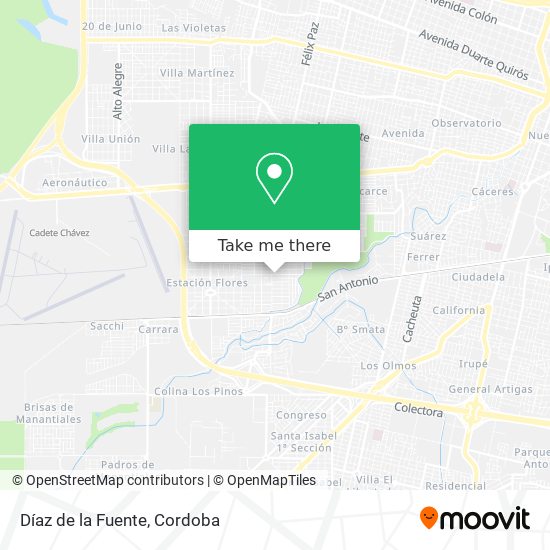 Mapa de Díaz de la Fuente