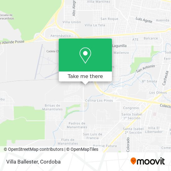 Mapa de Villa Ballester