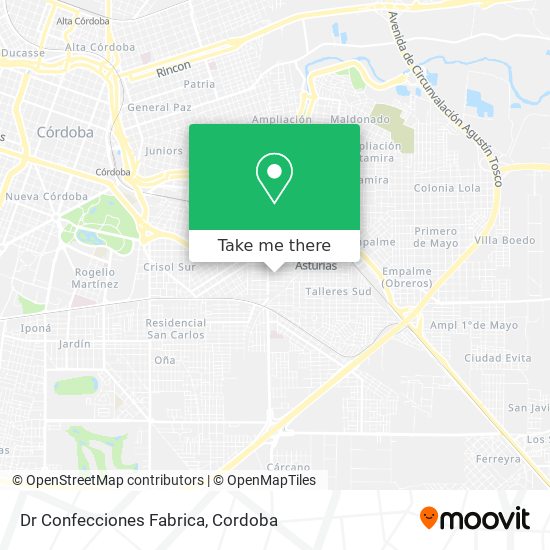 Mapa de Dr Confecciones Fabrica