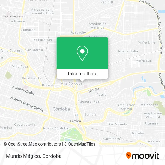 Mundo Mágico map