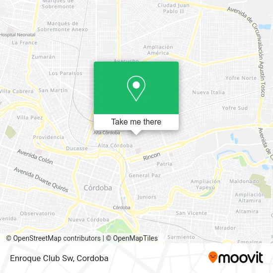 Enroque Club Sw map