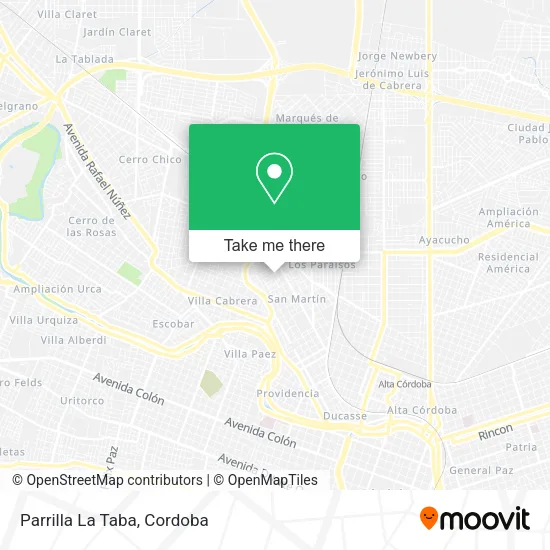 Mapa de Parrilla La Taba