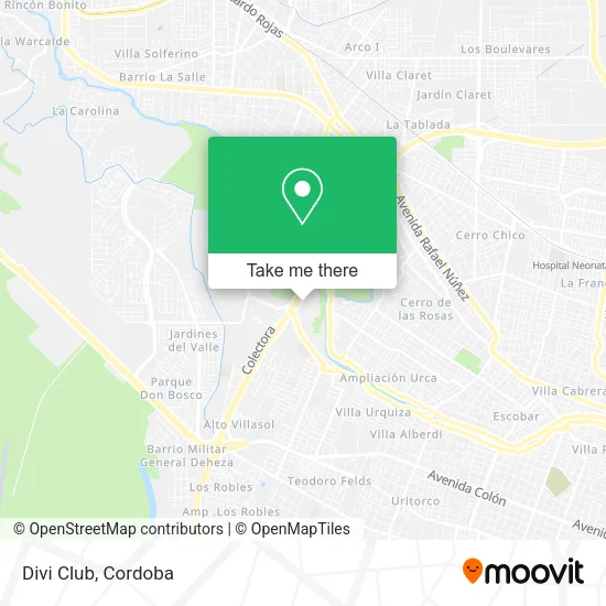 Divi Club map