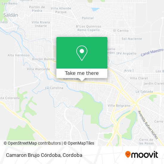 Camaron Brujo Córdoba map