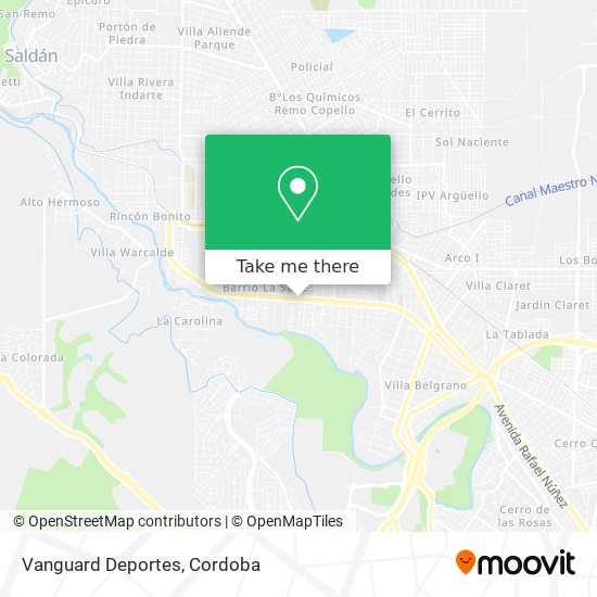 Mapa de Vanguard Deportes