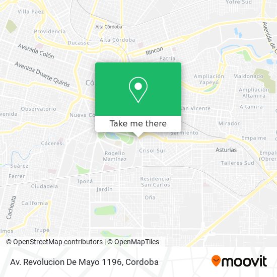 Av. Revolucion De Mayo 1196 map
