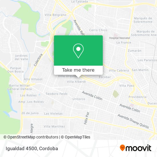 Mapa de Igualdad 4500