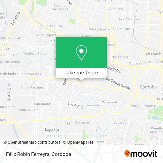 Félix Robin Ferreyra map