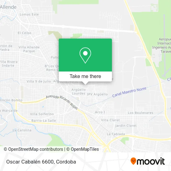 Oscar Cabalén 6600 map