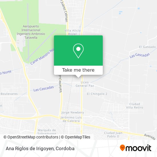 Mapa de Ana Riglos de Irigoyen