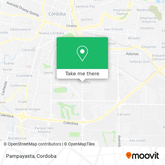 Mapa de Pampayasta