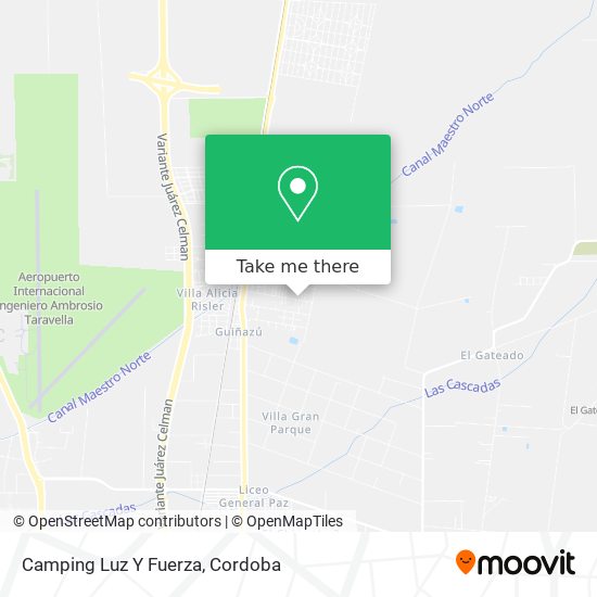 Mapa de Camping Luz Y Fuerza