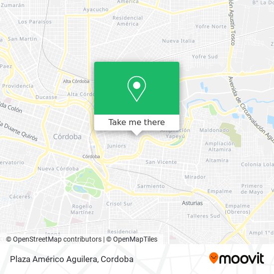 Mapa de Plaza Américo Aguilera