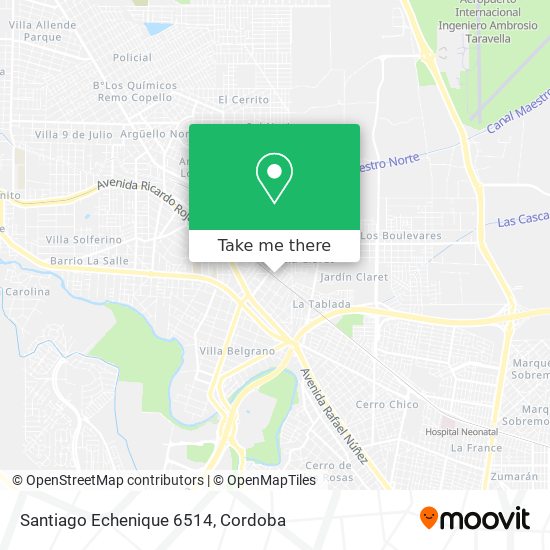 Santiago Echenique 6514 map