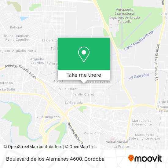 Boulevard de los Alemanes 4600 map