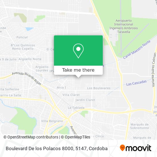 Mapa de Boulevard De los Polacos 8000, 5147