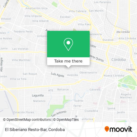 Mapa de El Siberiano Resto-Bar