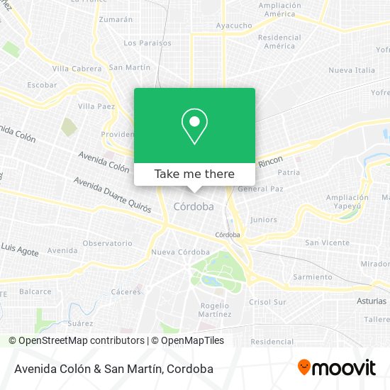 Mapa de Avenida Colón & San Martín