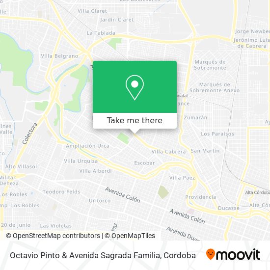 Octavio Pinto & Avenida Sagrada Familia map