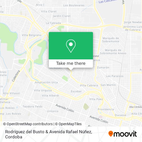 Rodríguez del Busto & Avenida Rafael Núñez map
