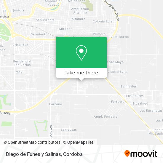 Mapa de Diego de Funes y Salinas