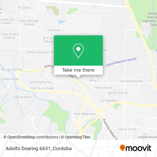 Adolfo Doering 6631 map