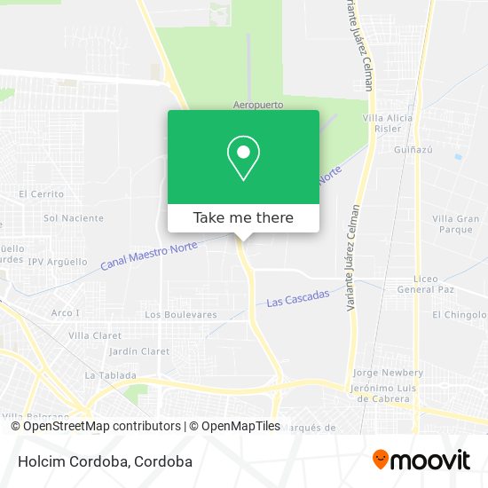 Holcim Cordoba map