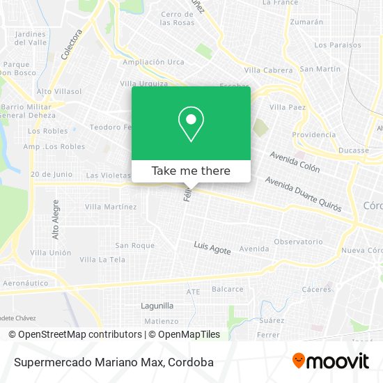 Supermercado Mariano Max map