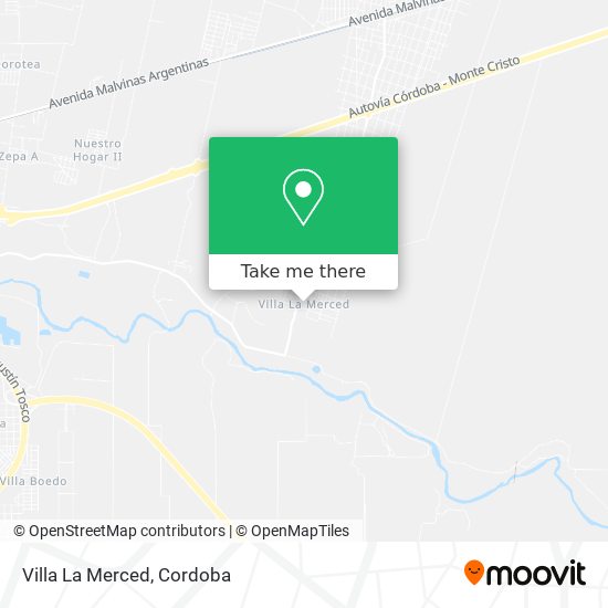 Villa La Merced map