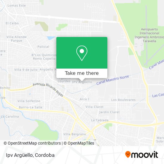 Mapa de Ipv Argüello