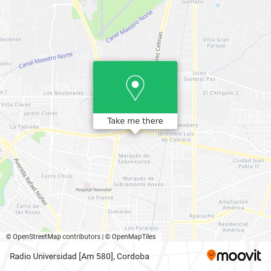 Radio Universidad [Am 580] map